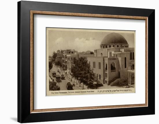 Great Synagogue, Tel Aviv, Israel-null-Framed Photographic Print