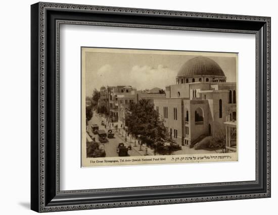 Great Synagogue, Tel Aviv, Israel-null-Framed Photographic Print