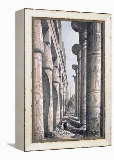 Great Temple, Karnac, Egypt, 19th Century-George Moore-Framed Premier Image Canvas