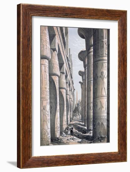 Great Temple, Karnac, Egypt, 19th Century-George Moore-Framed Giclee Print