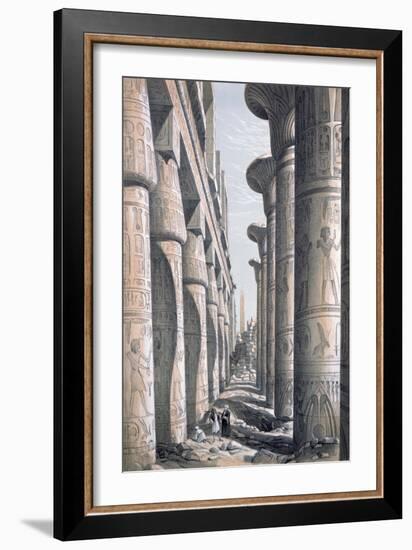 Great Temple, Karnac, Egypt, 19th Century-George Moore-Framed Giclee Print