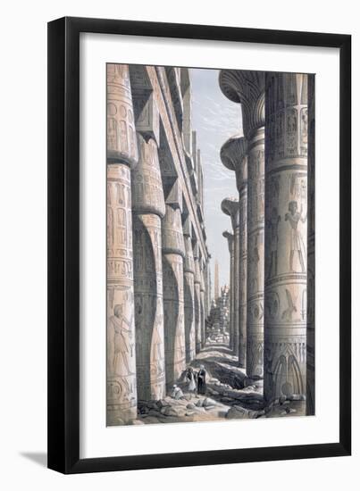 Great Temple, Karnac, Egypt, 19th Century-George Moore-Framed Giclee Print