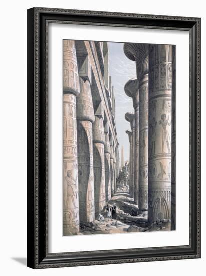 Great Temple, Karnac, Egypt, 19th Century-George Moore-Framed Giclee Print