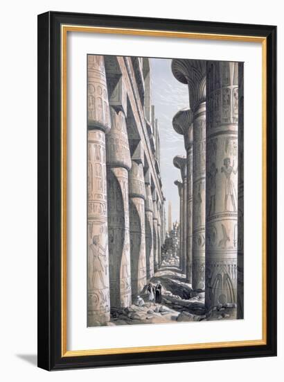 Great Temple, Karnac, Egypt, 19th Century-George Moore-Framed Giclee Print