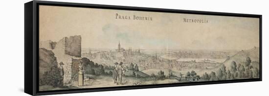 Great View of Prague-Wenceslaus Hollar-Framed Premier Image Canvas