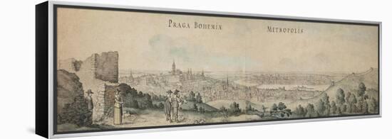 Great View of Prague-Wenceslaus Hollar-Framed Premier Image Canvas