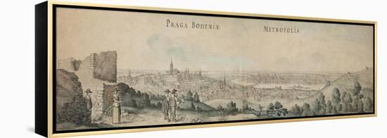 Great View of Prague-Wenceslaus Hollar-Framed Premier Image Canvas