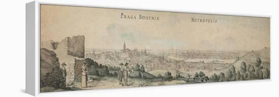 Great View of Prague-Wenceslaus Hollar-Framed Premier Image Canvas