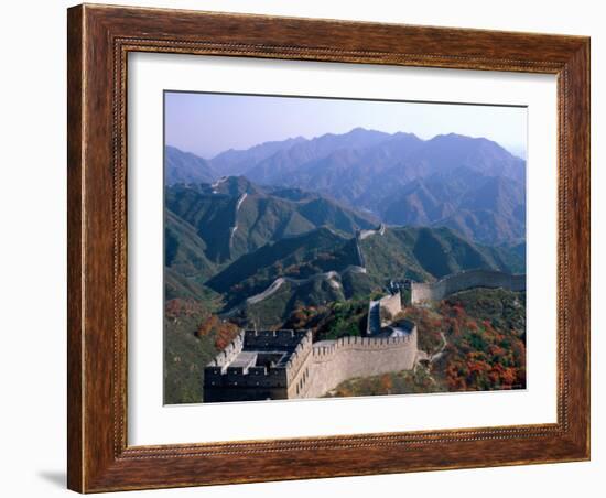 Great Wall at Badaling, Beijing, China-Steve Vidler-Framed Photographic Print