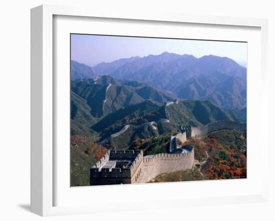 Great Wall at Badaling, Beijing, China-Steve Vidler-Framed Photographic Print