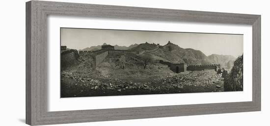 Great Wall of China, 1906 - Near Beijing-Waldemar Abegg-Framed Giclee Print