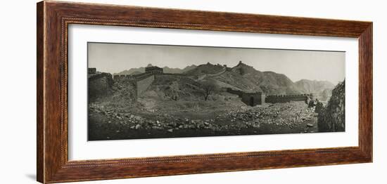 Great Wall of China, 1906 - Near Beijing-Waldemar Abegg-Framed Giclee Print