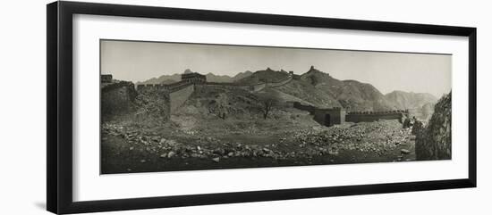 Great Wall of China, 1906 - Near Beijing-Waldemar Abegg-Framed Giclee Print