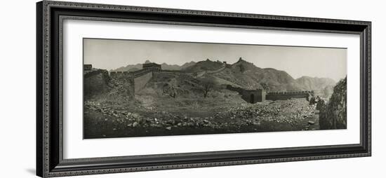 Great Wall of China, 1906 - Near Beijing-Waldemar Abegg-Framed Giclee Print