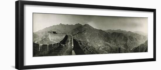 Great Wall of China, 1906 - Peking-Waldemar Abegg-Framed Giclee Print