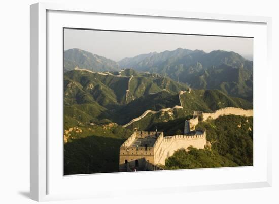 Great Wall of China at Badaling-Christian Kober-Framed Photographic Print