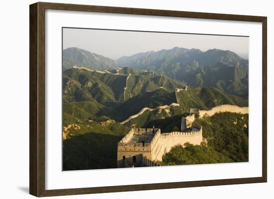 Great Wall of China at Badaling-Christian Kober-Framed Photographic Print