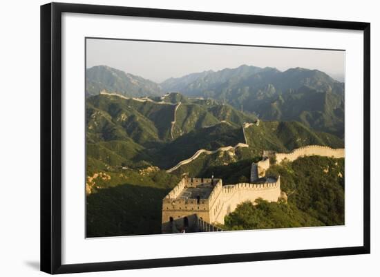 Great Wall of China at Badaling-Christian Kober-Framed Photographic Print