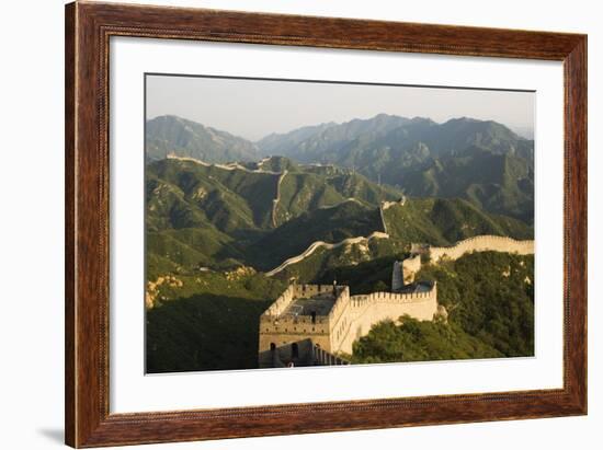 Great Wall of China at Badaling-Christian Kober-Framed Photographic Print