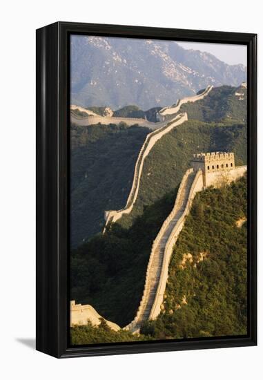 Great Wall of China at Badaling-Christian Kober-Framed Premier Image Canvas