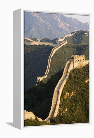 Great Wall of China at Badaling-Christian Kober-Framed Premier Image Canvas