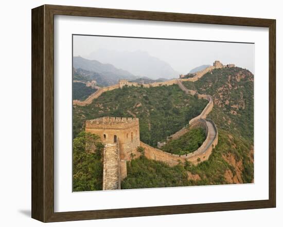 Great Wall of China at Jinshanling, China-Adam Jones-Framed Photographic Print