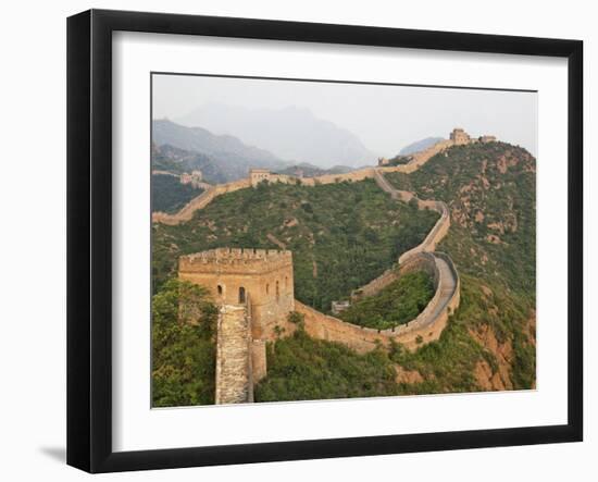 Great Wall of China at Jinshanling, China-Adam Jones-Framed Photographic Print