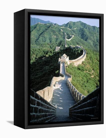 Great Wall of China at Mutianyu, China-James Montgomery Flagg-Framed Premier Image Canvas