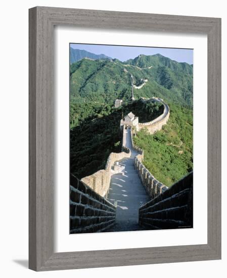 Great Wall of China at Mutianyu, China-James Montgomery Flagg-Framed Photographic Print