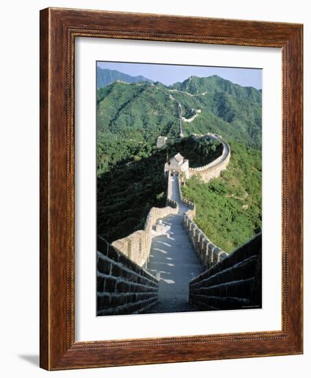 Great Wall of China at Mutianyu, China-James Montgomery Flagg-Framed Photographic Print