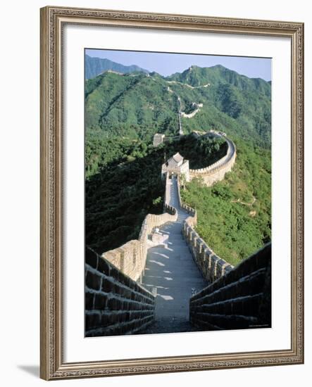 Great Wall of China at Mutianyu, China-James Montgomery Flagg-Framed Photographic Print