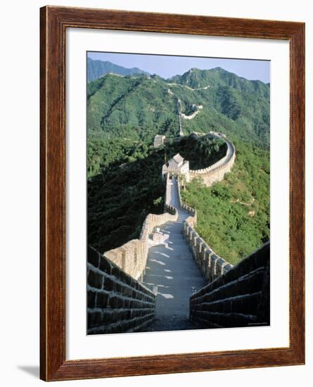 Great Wall of China at Mutianyu, China-James Montgomery Flagg-Framed Photographic Print