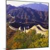 Great Wall Of China Autumn-Charles Bowman-Mounted Photographic Print