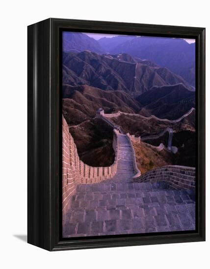 Great Wall of China, Badaling, China-Nicholas Pavloff-Framed Premier Image Canvas