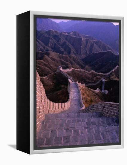 Great Wall of China, Badaling, China-Nicholas Pavloff-Framed Premier Image Canvas