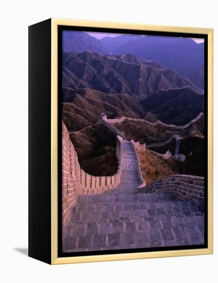 Great Wall of China, Badaling, China-Nicholas Pavloff-Framed Premier Image Canvas