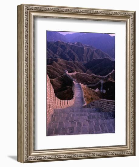 Great Wall of China, Badaling, China-Nicholas Pavloff-Framed Photographic Print