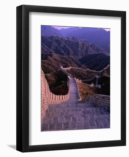 Great Wall of China, Badaling, China-Nicholas Pavloff-Framed Photographic Print