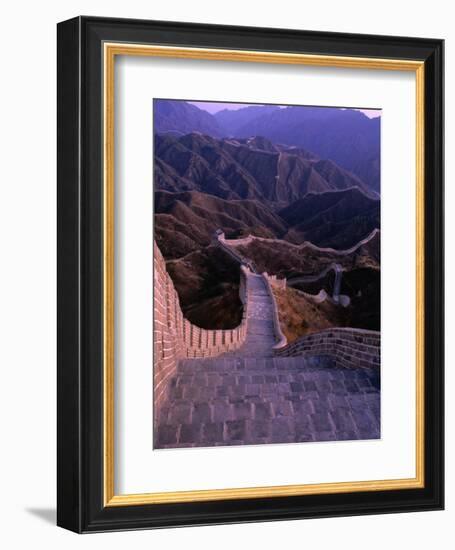 Great Wall of China, Badaling, China-Nicholas Pavloff-Framed Photographic Print