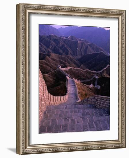 Great Wall of China, Badaling, China-Nicholas Pavloff-Framed Photographic Print