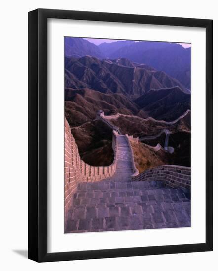 Great Wall of China, Badaling, China-Nicholas Pavloff-Framed Photographic Print