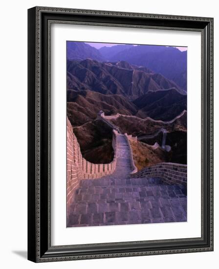 Great Wall of China, Badaling, China-Nicholas Pavloff-Framed Photographic Print