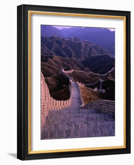 Great Wall of China, Badaling, China-Nicholas Pavloff-Framed Photographic Print