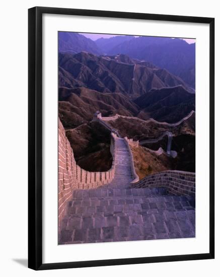 Great Wall of China, Badaling, China-Nicholas Pavloff-Framed Photographic Print