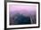 Great Wall of China, UNESCO World Heritage Site, in Mist, Near Beijing, China, Asia-Nancy Brown-Framed Photographic Print