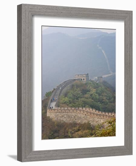 Great Wall of China, UNESCO World Heritage Site, Mutianyu, China, Asia-Kimberly Walker-Framed Photographic Print