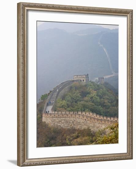 Great Wall of China, UNESCO World Heritage Site, Mutianyu, China, Asia-Kimberly Walker-Framed Photographic Print