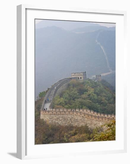 Great Wall of China, UNESCO World Heritage Site, Mutianyu, China, Asia-Kimberly Walker-Framed Photographic Print