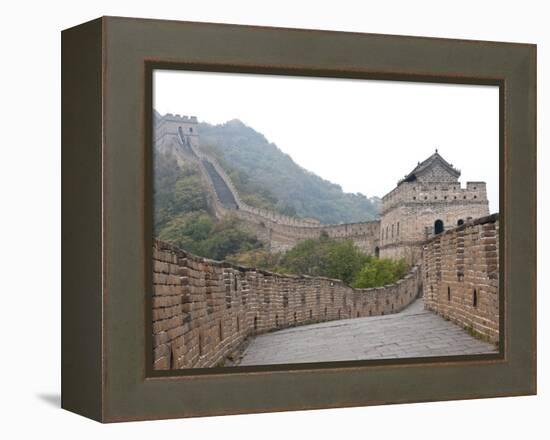 Great Wall of China, UNESCO World Heritage Site, Mutianyu, China, Asia-Kimberly Walker-Framed Premier Image Canvas