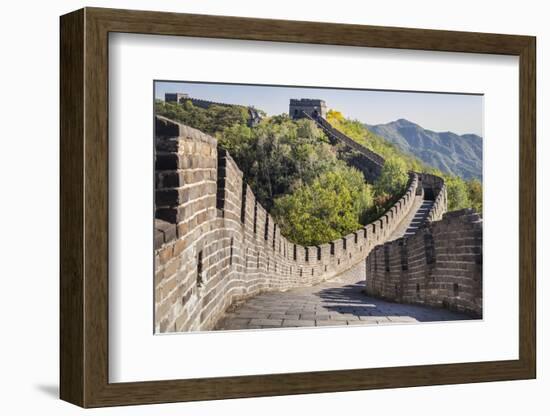 Great Wall of China, UNESCO World Heritage Site, Mutianyu, China, Asia-Janette Hill-Framed Photographic Print